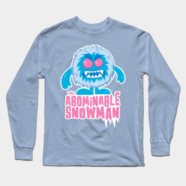 The Abominable Snowman! Long Sleeve T-Shirt by JMADISON